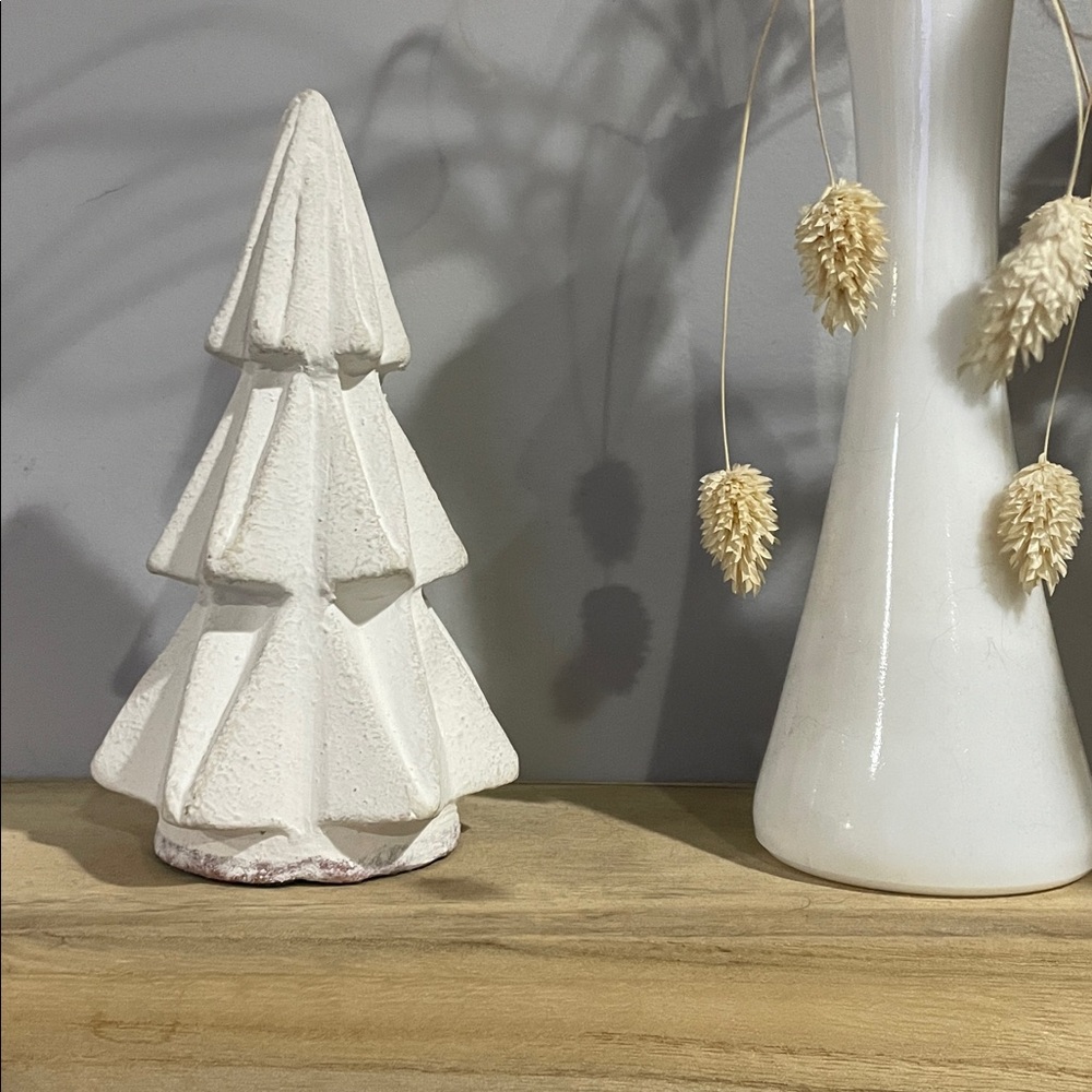 Threshold Studio McGee White Ceramic Christmas Tree Decor